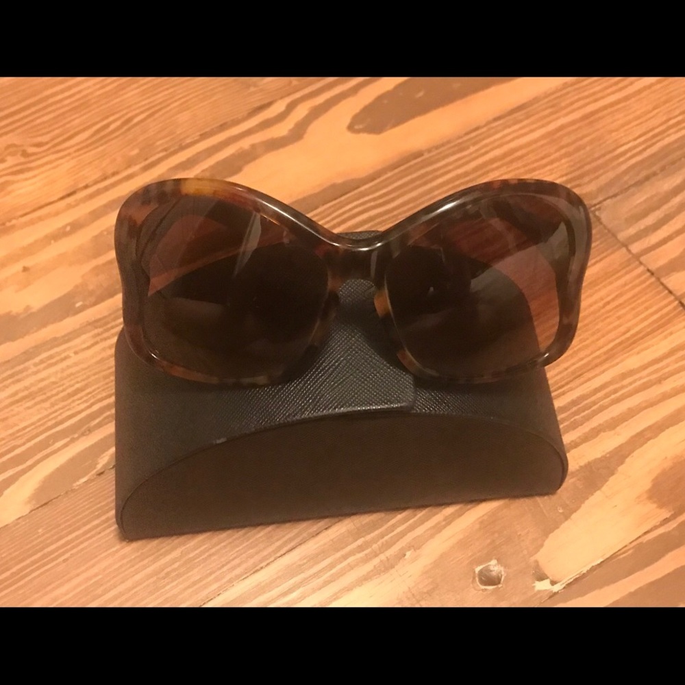 Prada butterfly sunglasses authentic